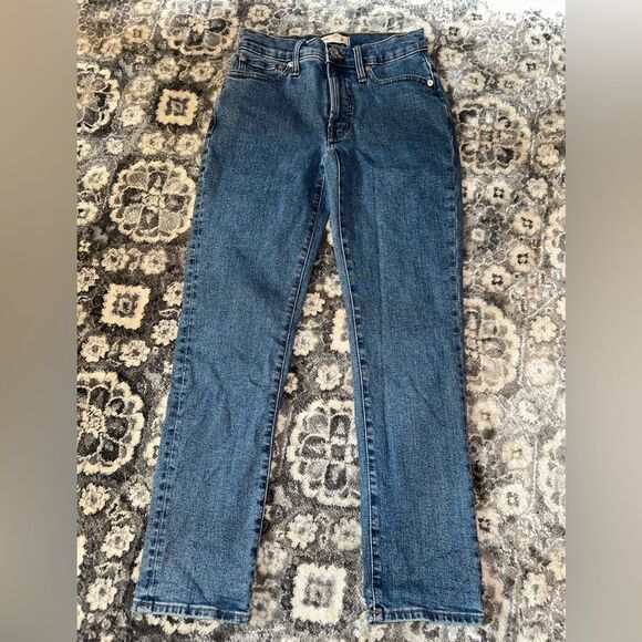 madewell (24) Blue Mid Rise Perfect Vintage Jeans - Picture 1 of 7